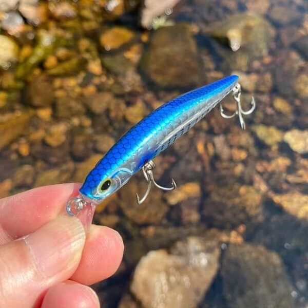 LTHTUG – Leurre de Pêche Rigide Méné Style Japonais, Appât Artificiel, Coulant, Idéal pour Bar, Perche, – Image 5