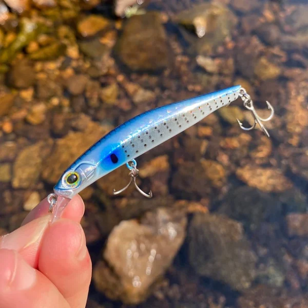 LTHTUG – Leurre de Pêche Rigide Méné Style Japonais, Appât Artificiel, Coulant, Idéal pour Bar, Perche, – Image 4