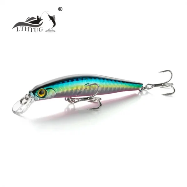 LTHTUG – Leurre de Pêche Rigide Méné Style Japonais, Appât Artificiel, Coulant, Idéal pour Bar, Perche, – Image 2