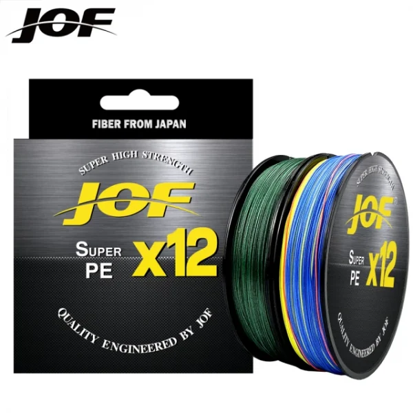 JOF– fil de pêche tressé PE, 500 brins, Multifilamt – Image 2