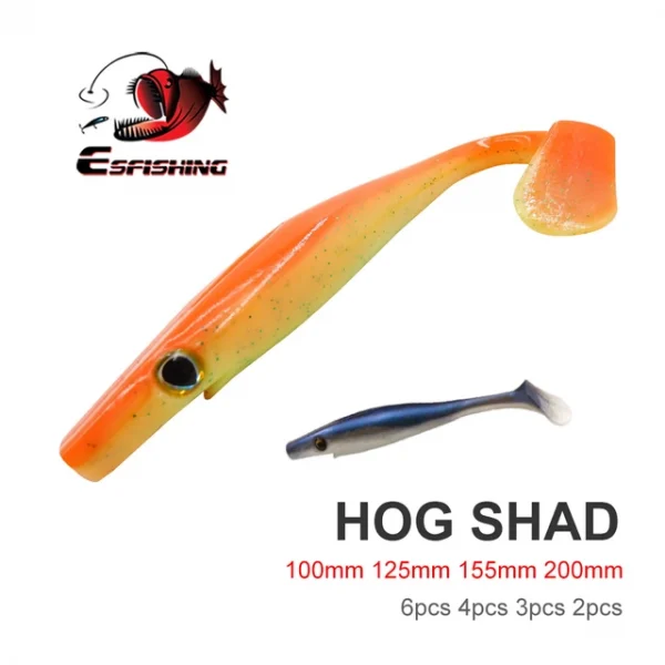 ESFISHING Hog shad leurre souple ALIEXPRESS