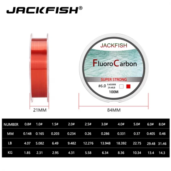 JACKFISH fluorocarbone 4 à 32lb – Image 2