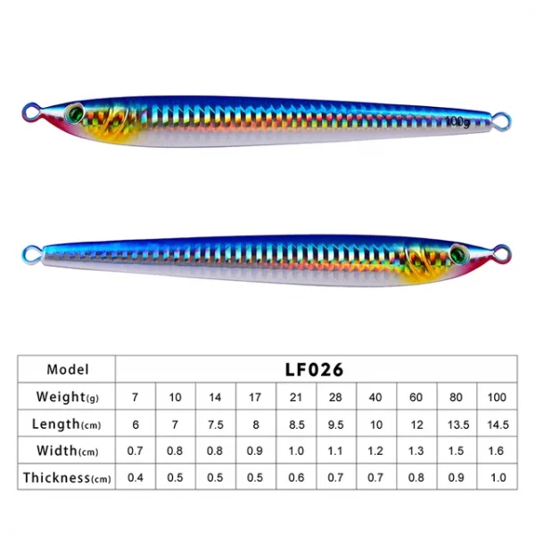 PROBEROS – leurre jig métallique 7g-100g – Image 2