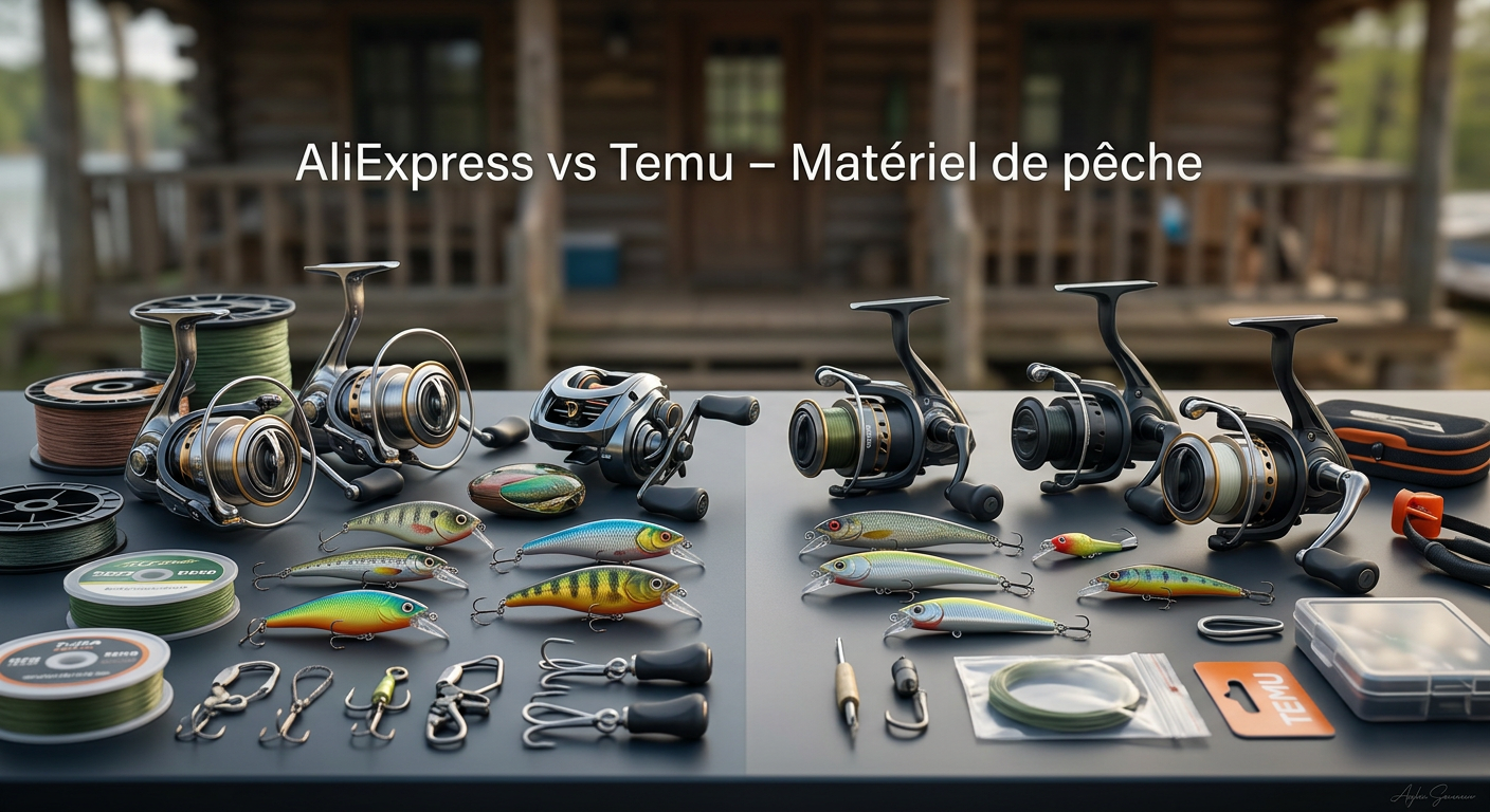 Matériel de Pêche : AliExpress vs Temu – Quelle Plateforme Choisir en 2026 ?