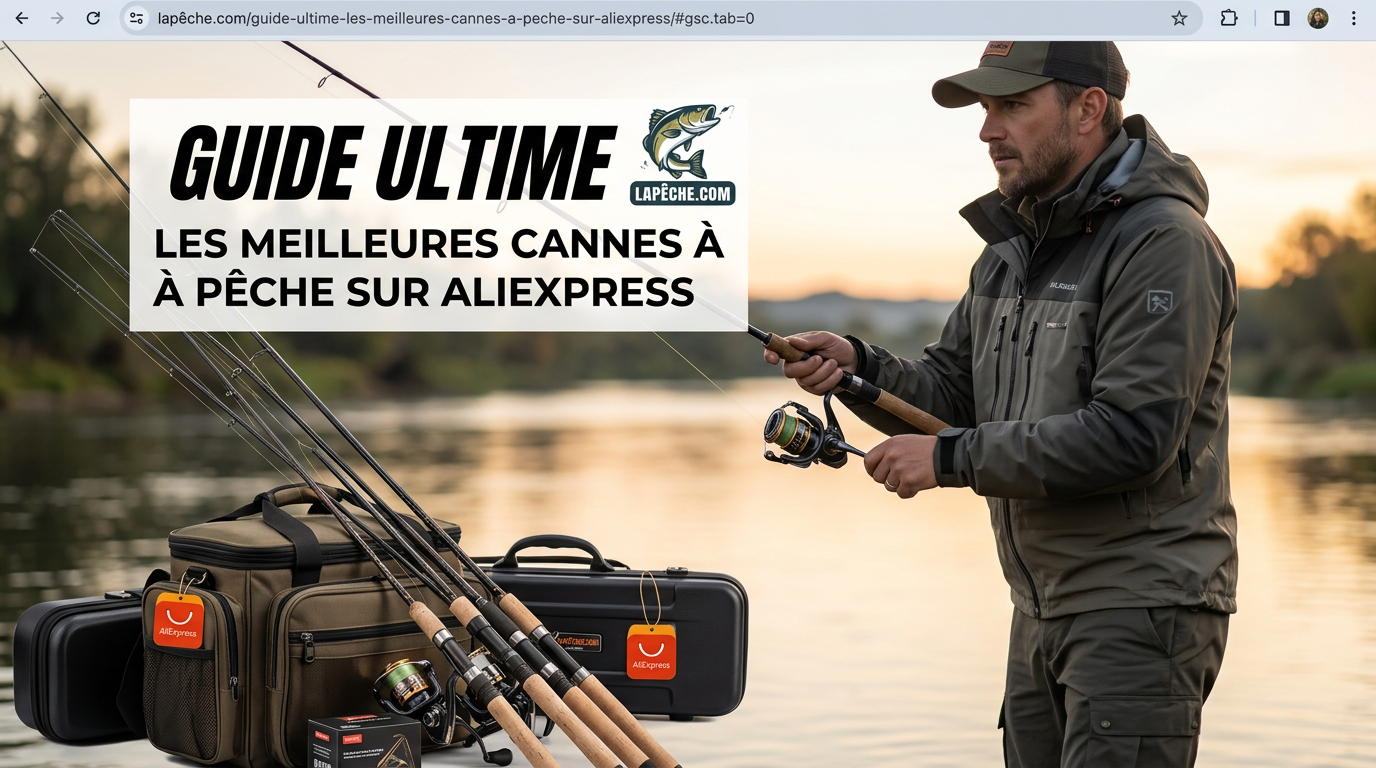 Guide Ultime : Les Meilleures Cannes à Pêche sur AliExpress (Qualité Premium, Petit Prix)