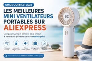Les meilleures mini ventilateurs portables sur AliExpress en 2026 : le guide complet pour rester au frais partout