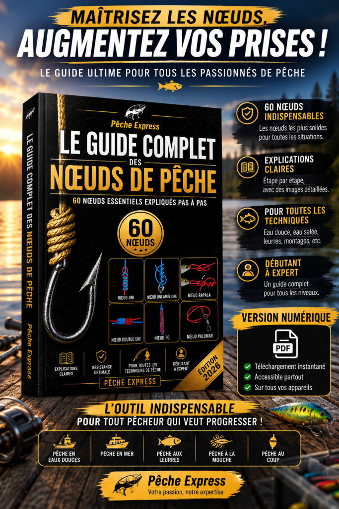 Le Guide Complet des Nœuds de Pêche : le guide indispensable pour réussir tous vos montages